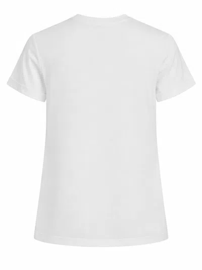 Studio Nicholson T-shirt "marine" In White