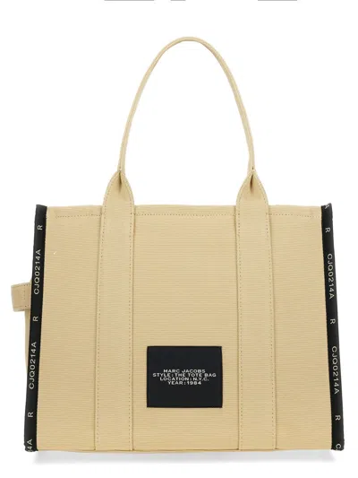 Marc Jacobs Black White Cotton-blend Full Jacquard Bag In Pattern