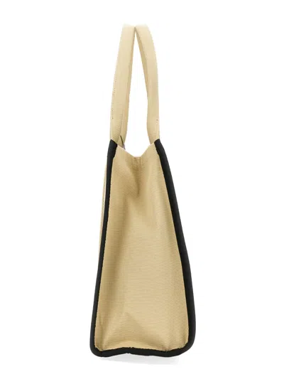 Marc Jacobs Black White Cotton-blend Full Jacquard Bag In Pattern