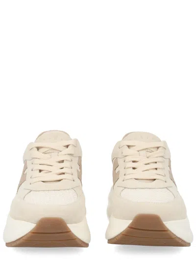 Hogan Maxi I Active Mesh Panel Sneakers In Neutral