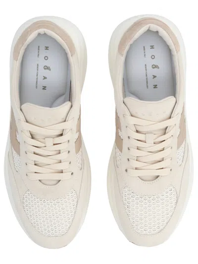 Hogan Maxi I Active Mesh Panel Sneakers In Neutral