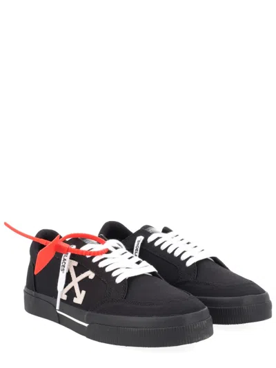 Off-white Vulcanized Low Sneaker In Black