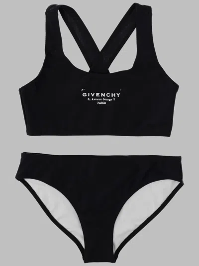 Givenchy Bikini Con Stampa Logo In Black