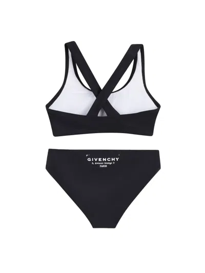 Givenchy Bikini Con Stampa Logo In Black