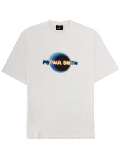 Ps By Paul Smith Ps Paul Smith Eclipse T-shirt In White
