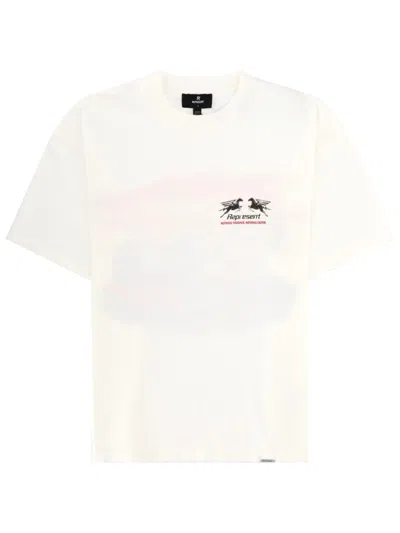 Represent Twenty Four Hour Service Graphic T-shirt In White