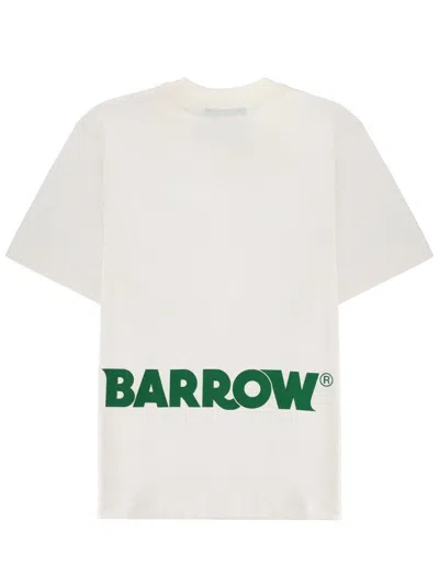 Barrow T-shirt Con Logo In White