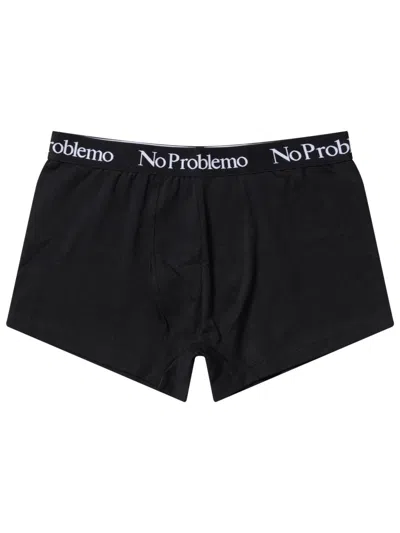 No Problemo 3-pack Boxer Con Logo In Black
