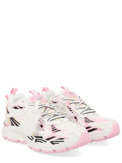 Off-white Be Right Back Layered Design Mesh Sneakers In White