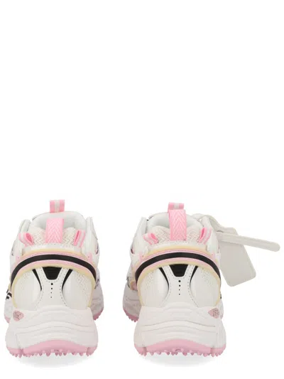 Off-white Be Right Back Layered Design Mesh Sneakers In White