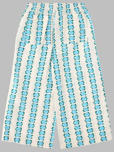 Tinycottons Blue Flowers Pant In Multi