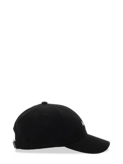 A.p.c. Casquette Charlie Logo-embroidered Canvas Cap In Purple