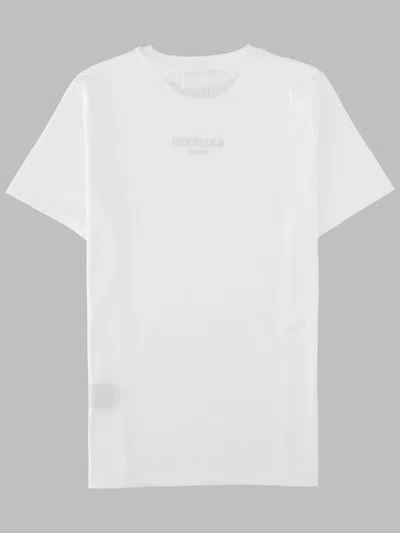 Balmain T Shirt Con Logo Ricamato In White