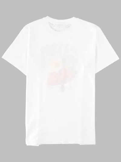 Ganni Womens Bright White Jersey Strawberry Printed Round-neck Cotton-jersey T-shirt In White