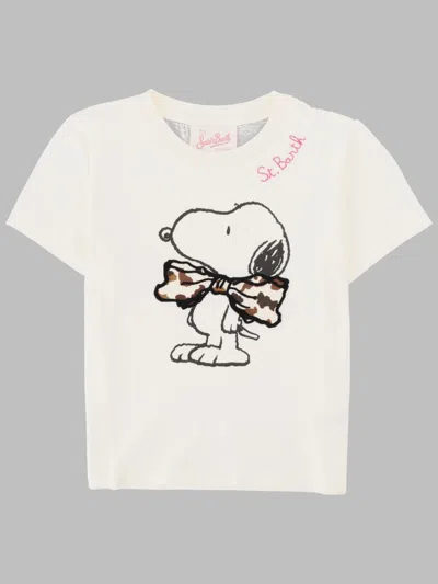Mc2 Saint Barth T-shirt Con Stampa In White