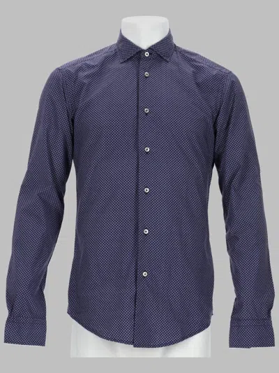 Brian Dales Camicia In Cotone In Blue