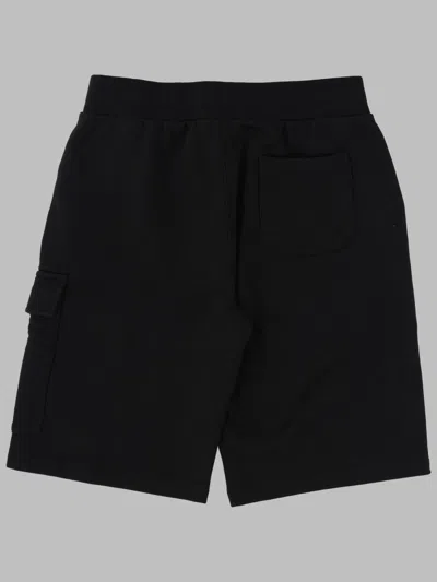 C.p. Company C.p.company Shorts Cargo Con Patch Logo In Black