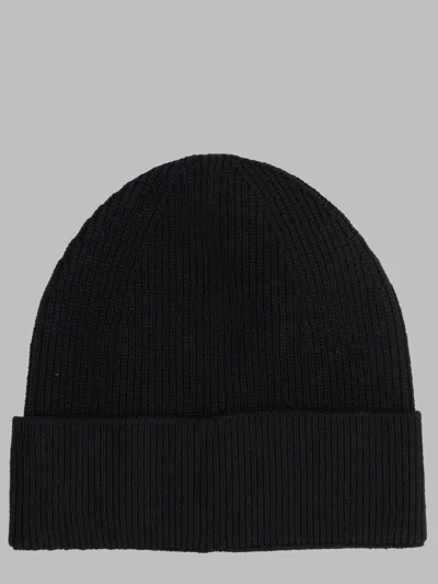 Balmain Berretto Con Patch Logo In Black