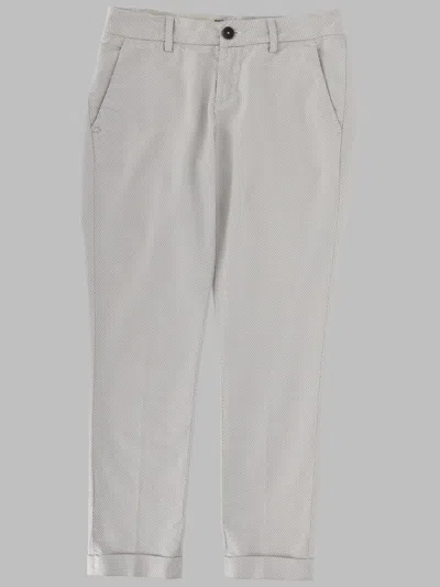 Fay Pantalone In Cotone In White