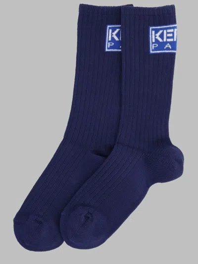 Kenzo Paris Socks In Blue