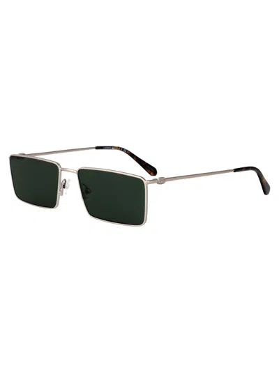 Lacoste Rectangular Sunglasses L279 S 42 In Silver