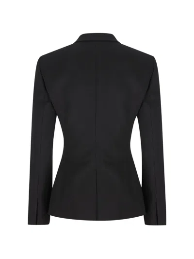 Gucci Wool Single-breasted Jacket In Black