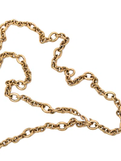 Saint Laurent Cassandre Chain Belt In Pattern