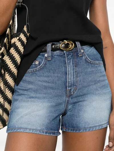 Dunst Denim Mini Shorts In Blue