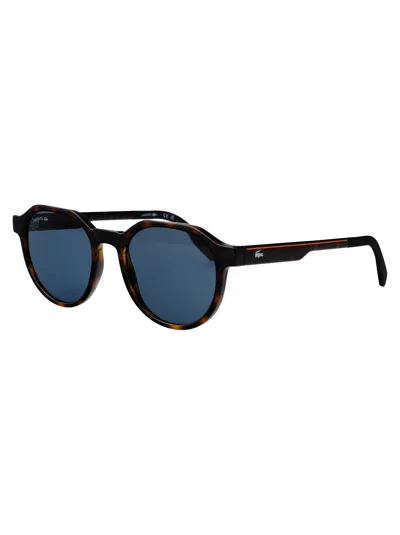 Lacoste Rectangular Sunglasses L6087 S 214 In Red
