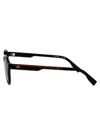 Lacoste Rectangular Sunglasses L6087 S 214 In Red