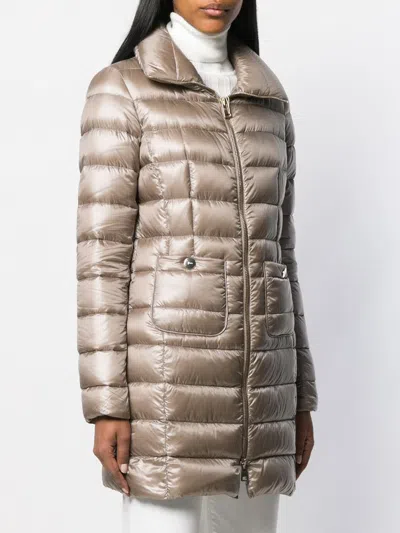 Herno Down-filled Puffer Jacket With Polyamide Lining In Gray