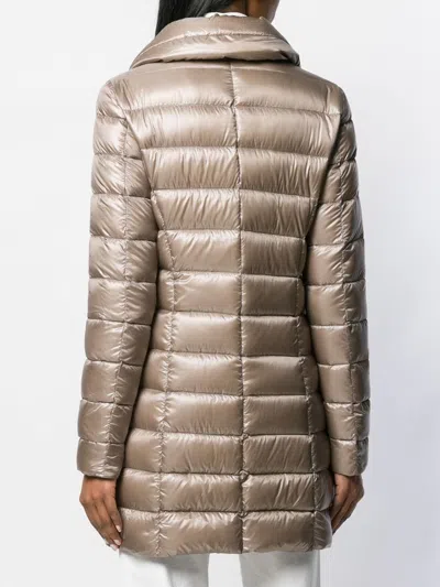 Herno Down-filled Puffer Jacket With Polyamide Lining In Gray