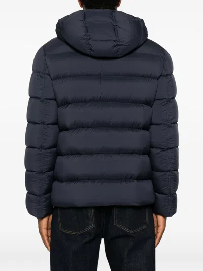 Herno Nylon Down Jacket In Blue