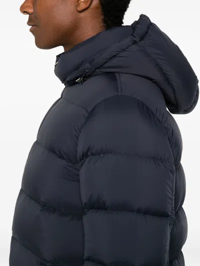 Herno Nylon Down Jacket In Blue
