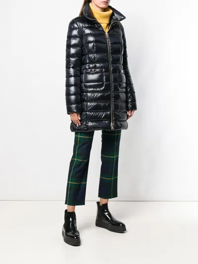Herno Mid-length Puffer Jacket In Black