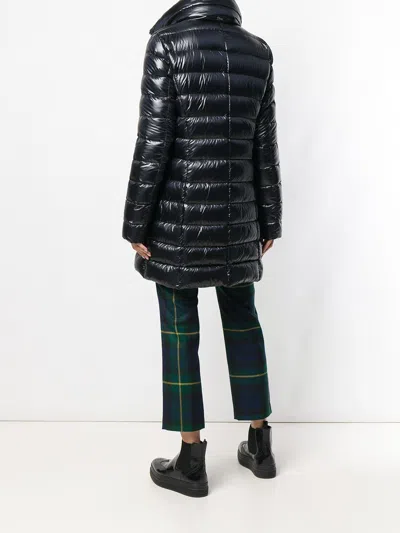 Herno Mid-length Puffer Jacket In Black