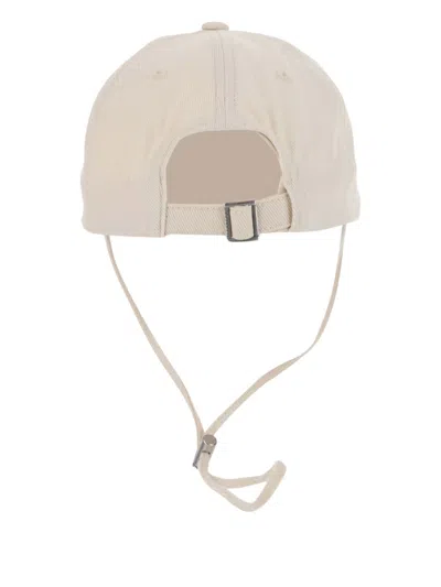 Jacquemus Women Artichaut Baseball Cap With Distressed Brim In Transparent