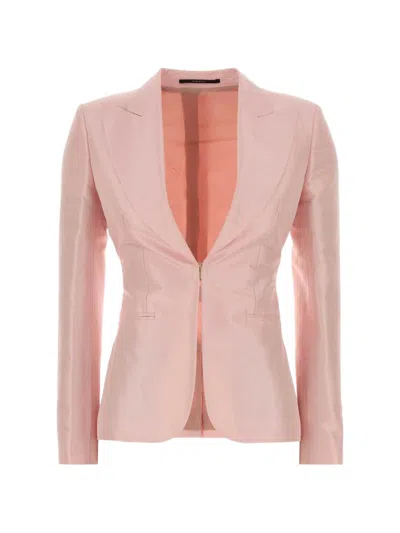 Gucci Wool Single-breasted Jacket In Pink
