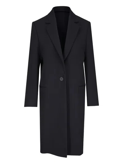 Totême Toteme Wool Tailored Coat In Black