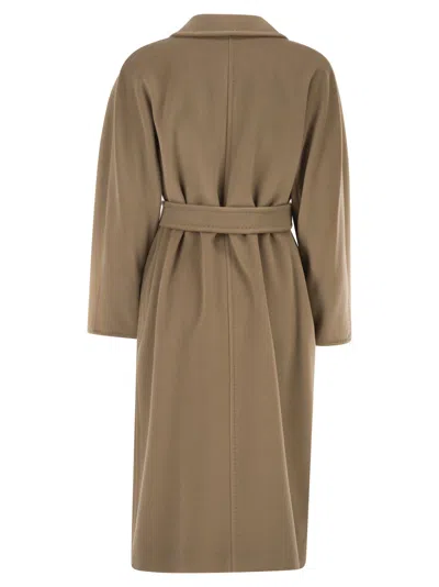 Max Mara Maxmara Madame Virgin Wool And Cashmere Coat In Camel