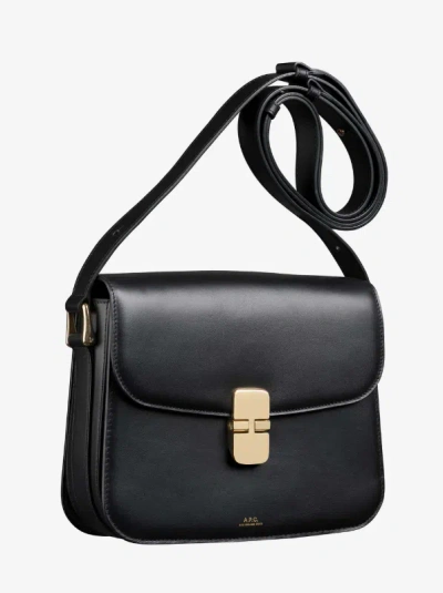 A.p.c. A. P.c. Grace Bag One Size Black In Black