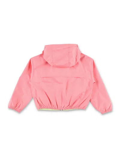 K-way Reversible Plus Mini Jacket For Boys In Pink
