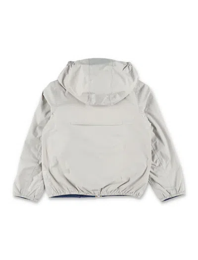 K-way Reversible Mini Jacket For Boys In Gray