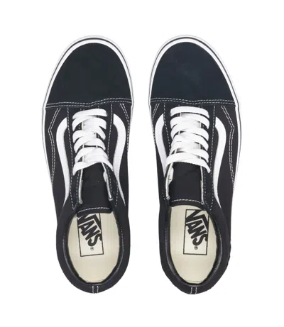 Vans Old Skool Stripe Detail Sneakers In Black