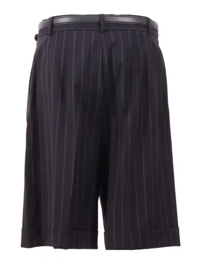 Max Mara Studio Pantalone Corto Ere In Black