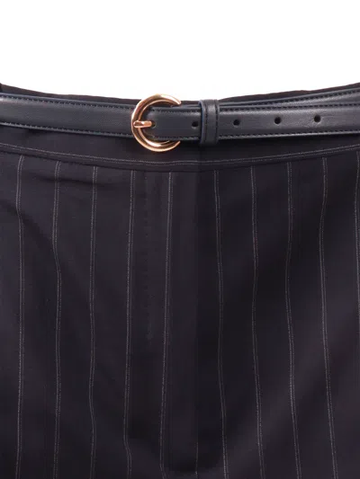 Max Mara Studio Pantalone Corto Ere In Black