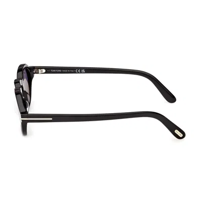 Tom Ford Aristotele 48mm Small Oval Sunglasses In Purple