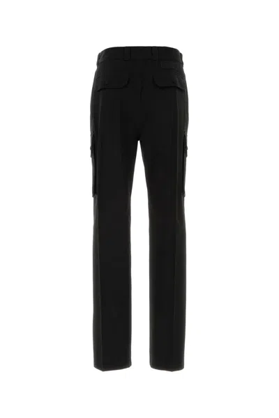 Givenchy Cotton Cargo Pant With Utility Pockets In Black