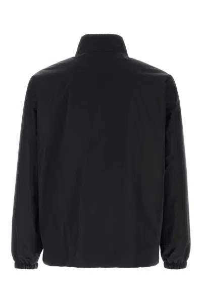 Jil Sander Midnight Blue Polyester Jacket In Black