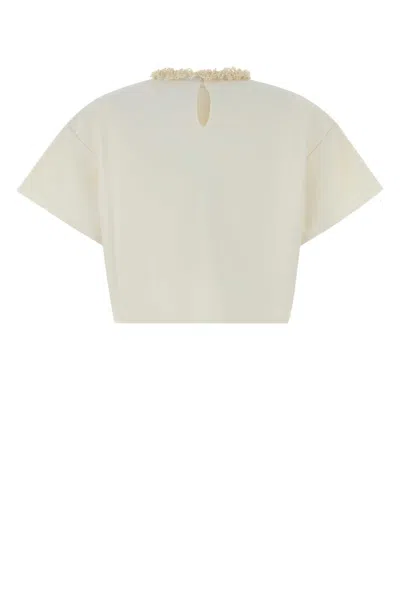 Givenchy White Viscose Blend Top In White